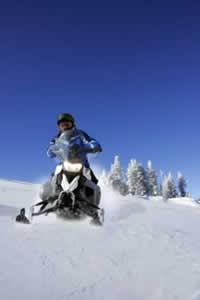 Snowmobiling