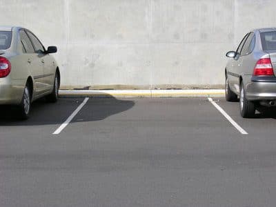 Vacant parking spot