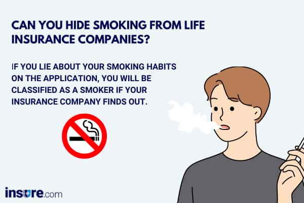 Hide smoking from life insurance 